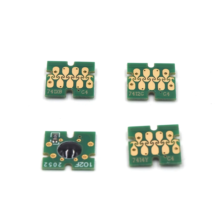 Imagem -02 - Conjunto 10 T741x T7411 T7412 T7413 T7414 Chip de Tinta para Epson Surecolor F6000 F7000 F6200 F7200 F6270 F7270 F7100 F9200 F9300 F9370