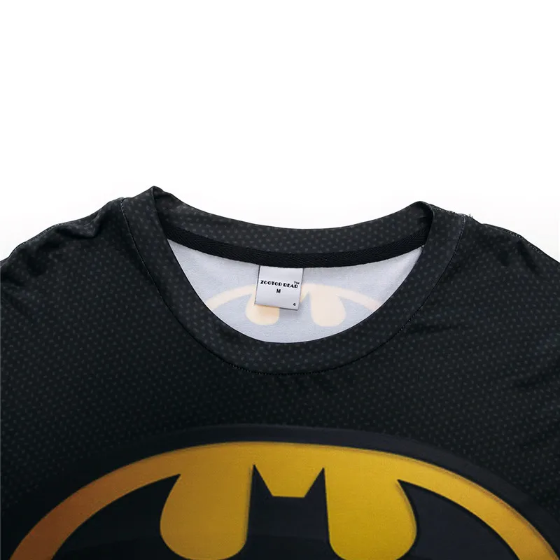 S-3XL 3D Printed T shirts Men Compression Shirt Comic Cosplay Clothing Sports Quick Dry Fitness Short Sleeve Summer Tops Male