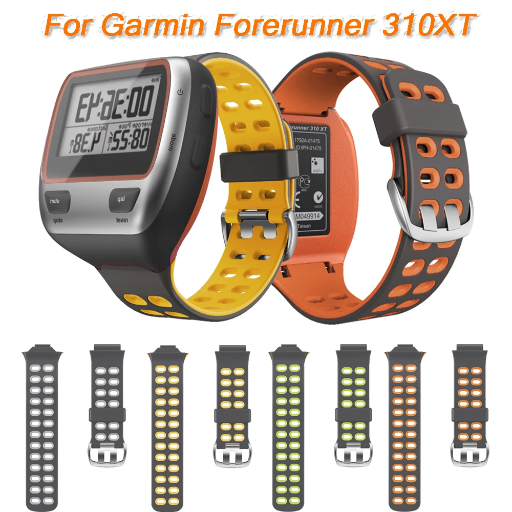 Correa de reloj para Garmin Forerunner 310XT, pulsera deportiva de silicona, repuesto para reloj inteligente Forerunner 310 XT, correas de muñeca