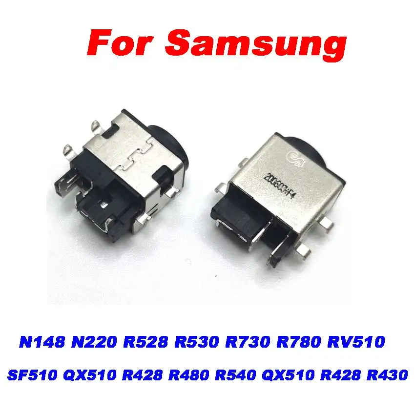 1-5Pcs Power Socket For Laptop Samsung NP N148 N220 R528 R530 R730 R780 RV510 SF510 QX510 R428 R480 R540 QX510 R428 R430