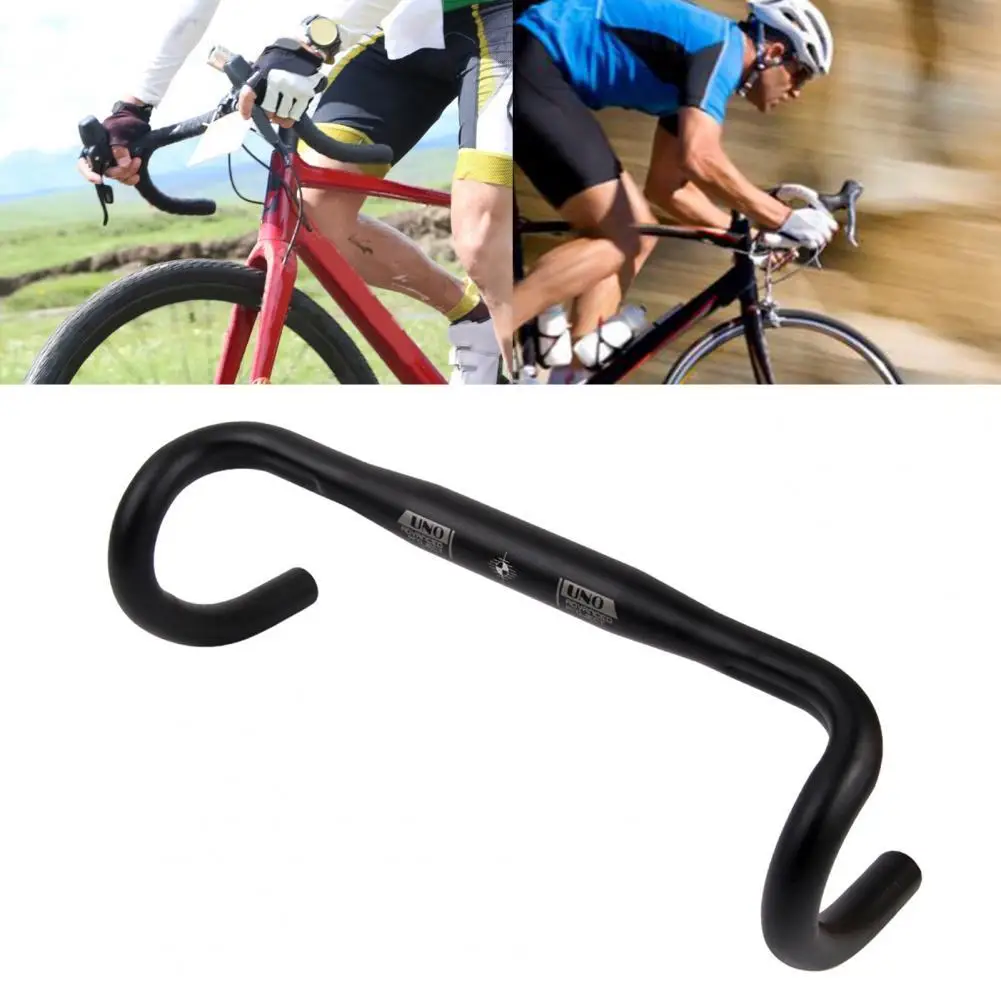 Bicycle Drop Bar Pressure Resistance Ultralight Matte Texture Cyclocross Road Bicycle Handlebar for Outdoor