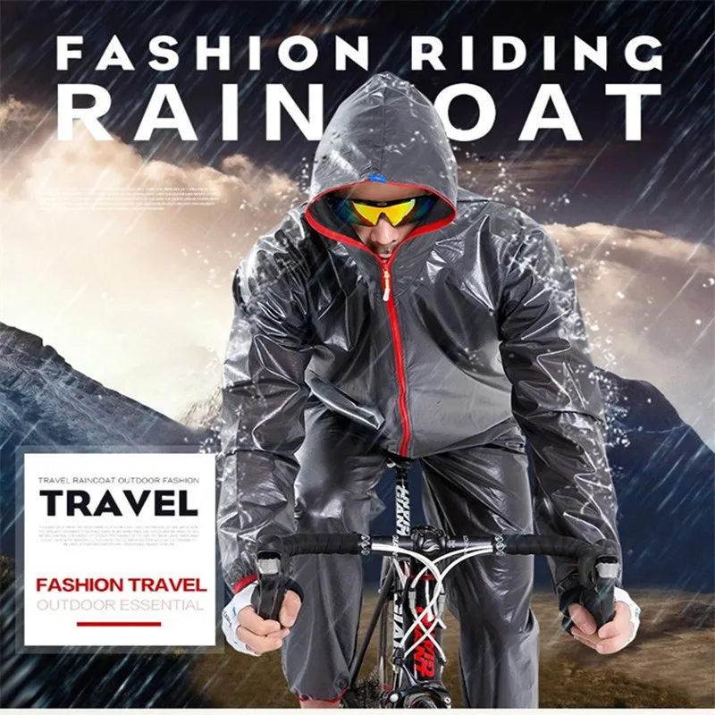 Cycling Jacket Sets Waterproof MTB Bike Raincoat Reflective Jersey Pants Suit Bicycle Clothing Men Women Ciclismo Jaqueta