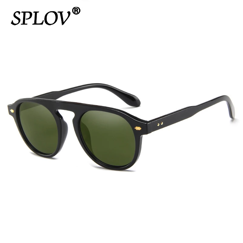Retro muži brýle proti slunci ženy vintage elegantní slunce brýle značka výtvarník fasion kolo nýt brýle nejvyšší kvalita oculos de sol UV400