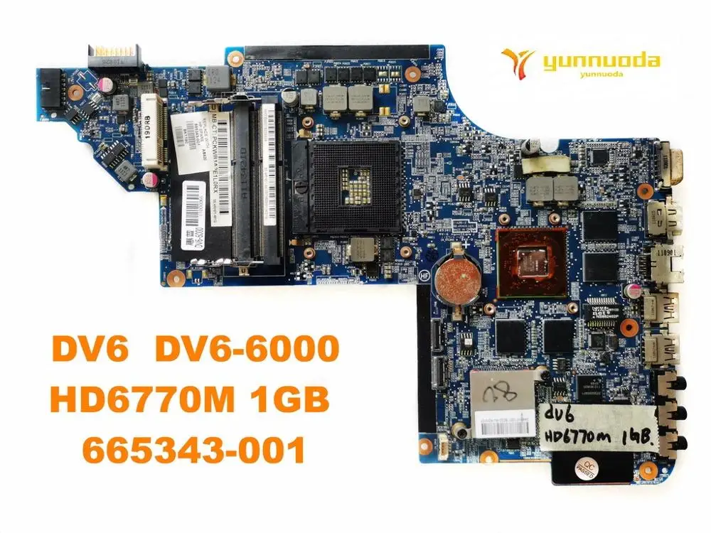 

Original for HP DV6-6000 motherboard 665343-001 650799-001 HD6770M 1GB tested good free shipping