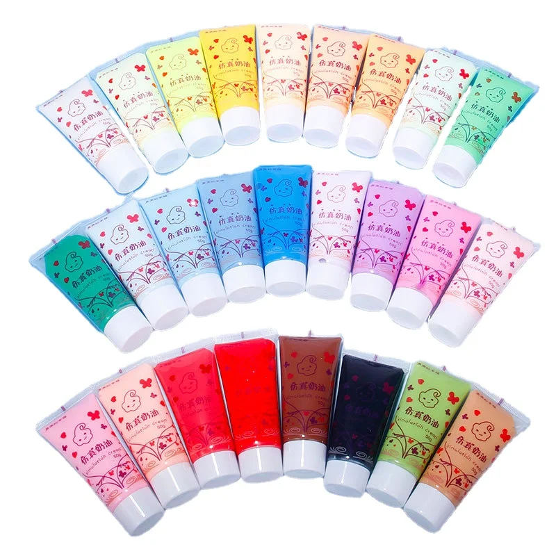 32 kolory 50 ml Ręcznie robiony kreatywny klej do gliny bionicznej DIY Klej do dekoracji telefonu 11,5 cm x 4,5 cm