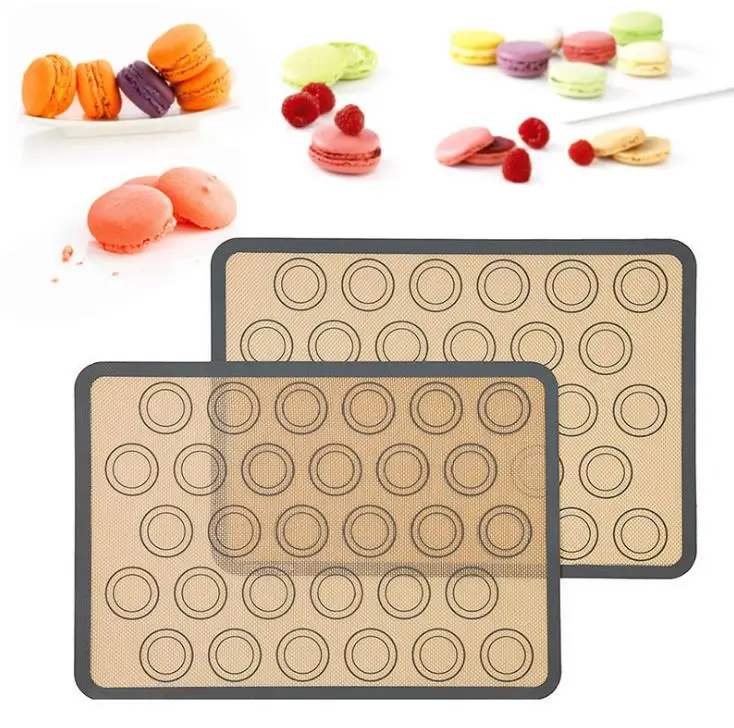 Wholesale Bakeware Table Mat Silicone Baking Mats Baking Liner Best Silicone Oven Mat Heat Insulation Pad Baking Pastry Tools SN