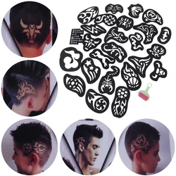 2024 New 25PCS Hair Template Hair Trimmer Carved Coloring Cool Hairstyling Tool