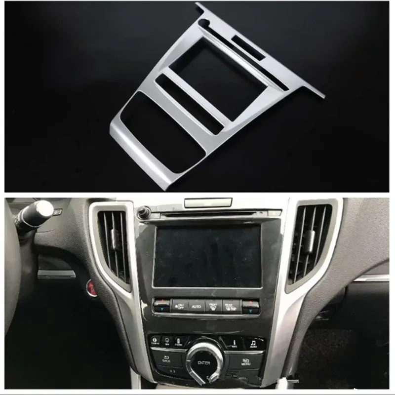 

For Acura TLX 2018 Car Dashboard Center AC Control Multimedia GPS Panel Trim Cover ABS Car Styling Decoration Auto Accessories