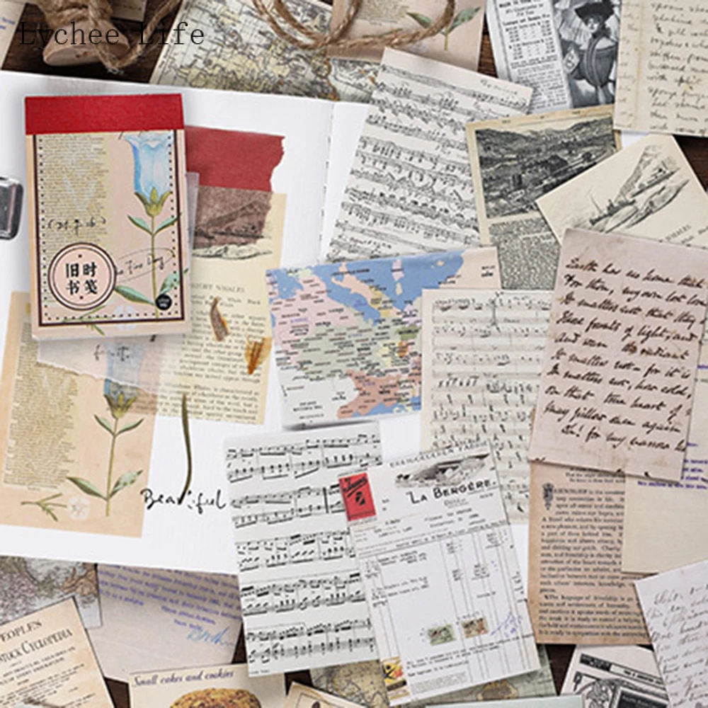 Lychee Life Butterfly Plants Scrapbooking Sticker Handmade Diary Notebook Scrapbook Sticker Decoration DIY Sealing Stickers