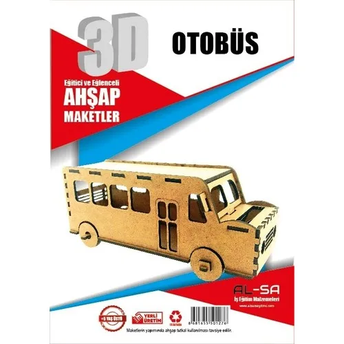 Alsa Bus Wooden Model