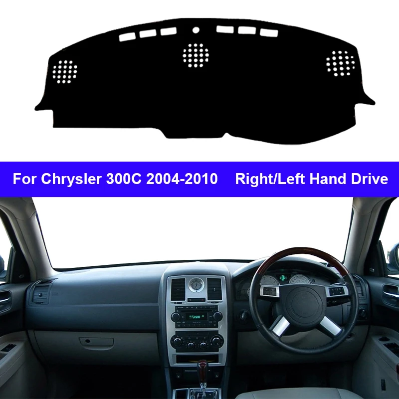 Car Inner Dashboard Cover For Chrysler 300C 2004 - 2010 Auto Dash Mat Carpet Cape Sun Shade Dashmat Pad 2009 2008 2007 2006 2005