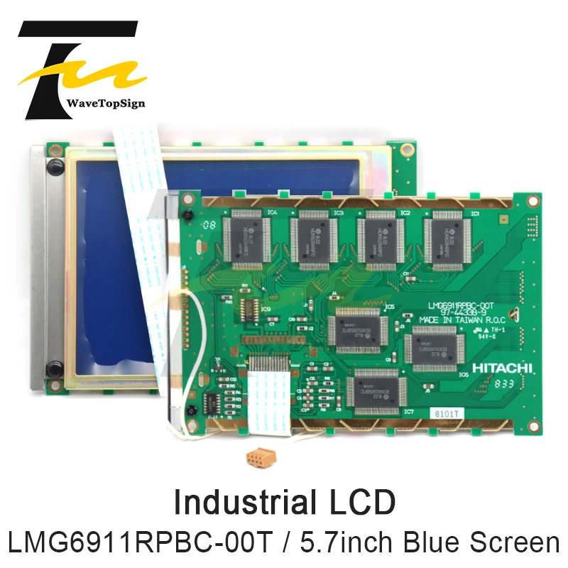 Industrial LCD HITACHI 5.7 inch Blue Screen LMG6911RPBC-00T