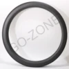 700c 탄소 도로 림 V 브레이크 슈퍼 라이트 클린처 튜브리스 25mm 너비 38/50mm 현무암 브레이크 가장자리 V 브레이크 자전거 림 5