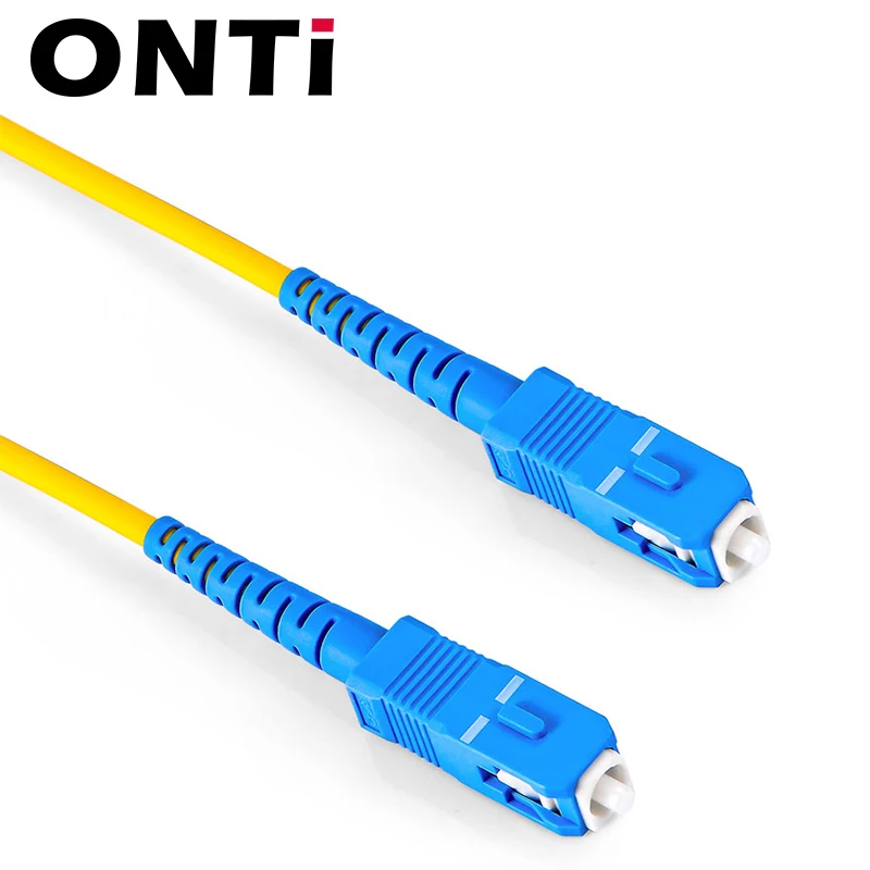 ONTi SC UPC TO SC UPC Fiber Patch Cable 1M 3M 5M 10M 20M 30M SX 2.0mm FTTH Fiber Patch Cables SM Optical Jumper Pigtail