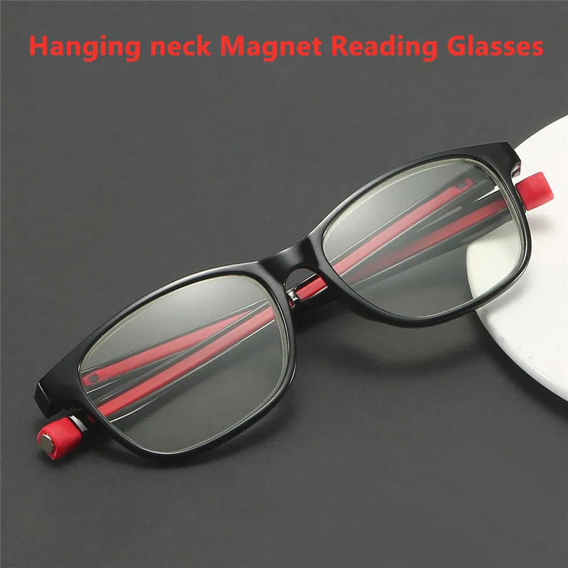 Portable Magnetic Reading Glasses With Neck Hanging Reading Glasses With Magnet For Both Men And Women