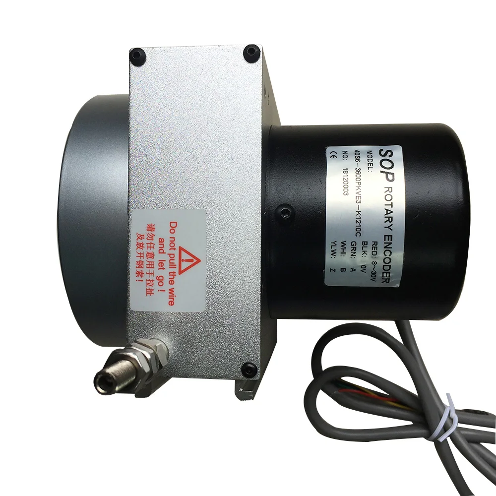 Factory Supply 6000mm Digital Output Optical Draw Wire Encoder