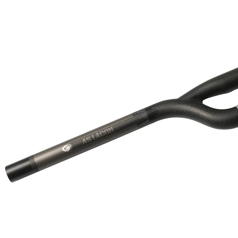 New ASIACOM bike matt 3K full carbon fibre small-bore double-barrelled handlebar carbon bicycle handlebar 25.4/31.8*600-740mm