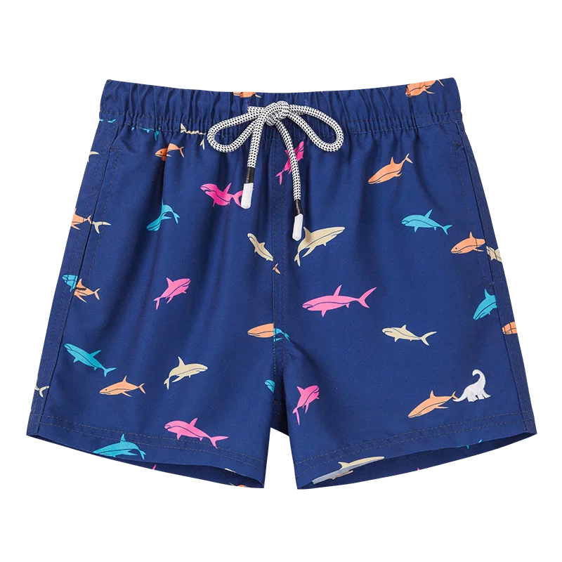 SURFCUZ Father Son Swim Shorts Family Matching Boardshorts Dad and Me Summer Swimwear Quick-Dry Beach Shorts Mens Swim Trunks