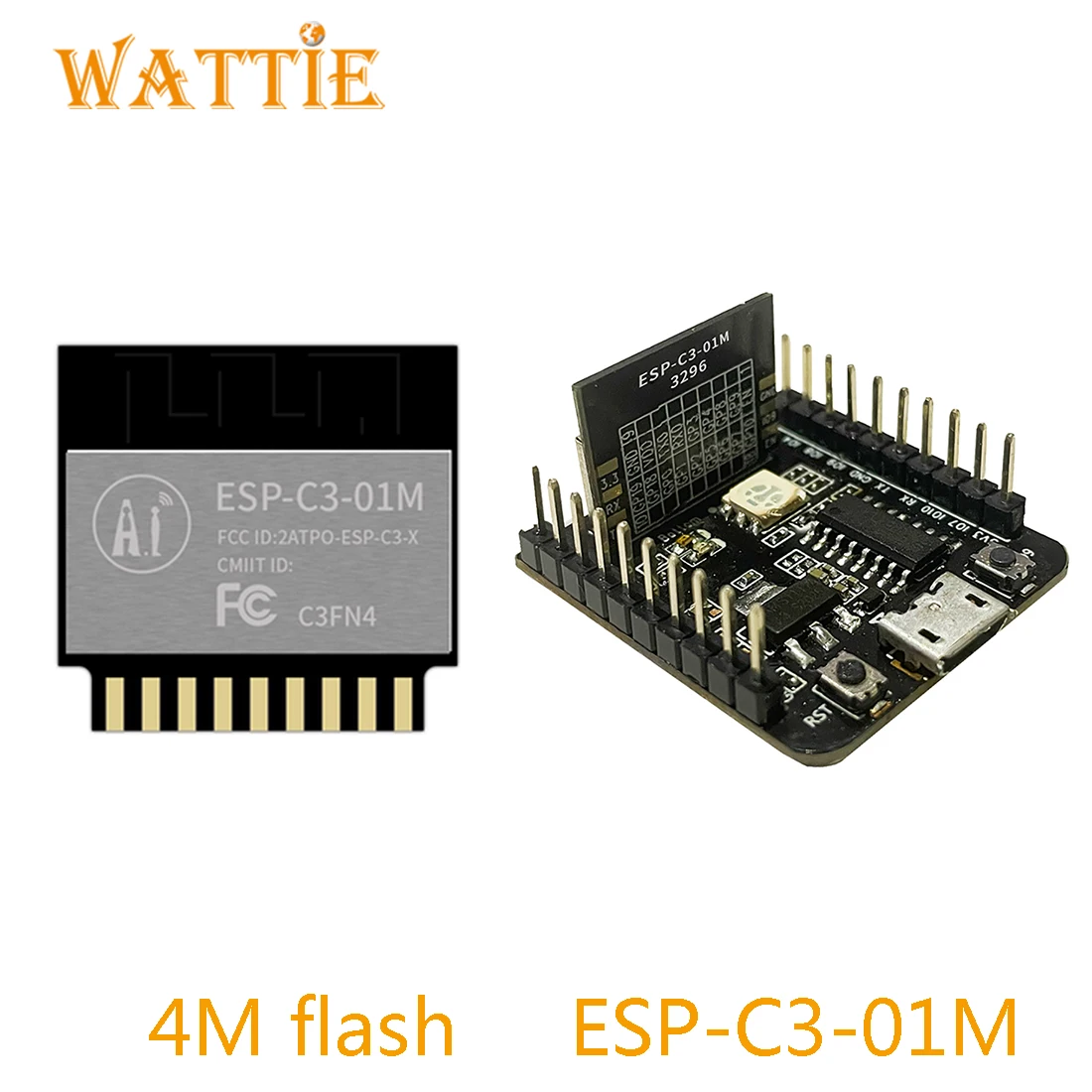 

Фотовспышка ESP-C3-01M KIT 4M, фотовспышка Φ ESP C3-01M, недорогая плата для разработки модуля Wi-Fi + Bluetooth 5,0