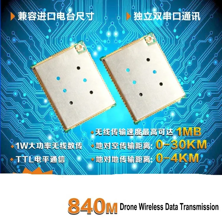 

RS232/TTL Data Transmission Station/dual Link Data Transmission Module/data Transmission Station Uav/low Delay