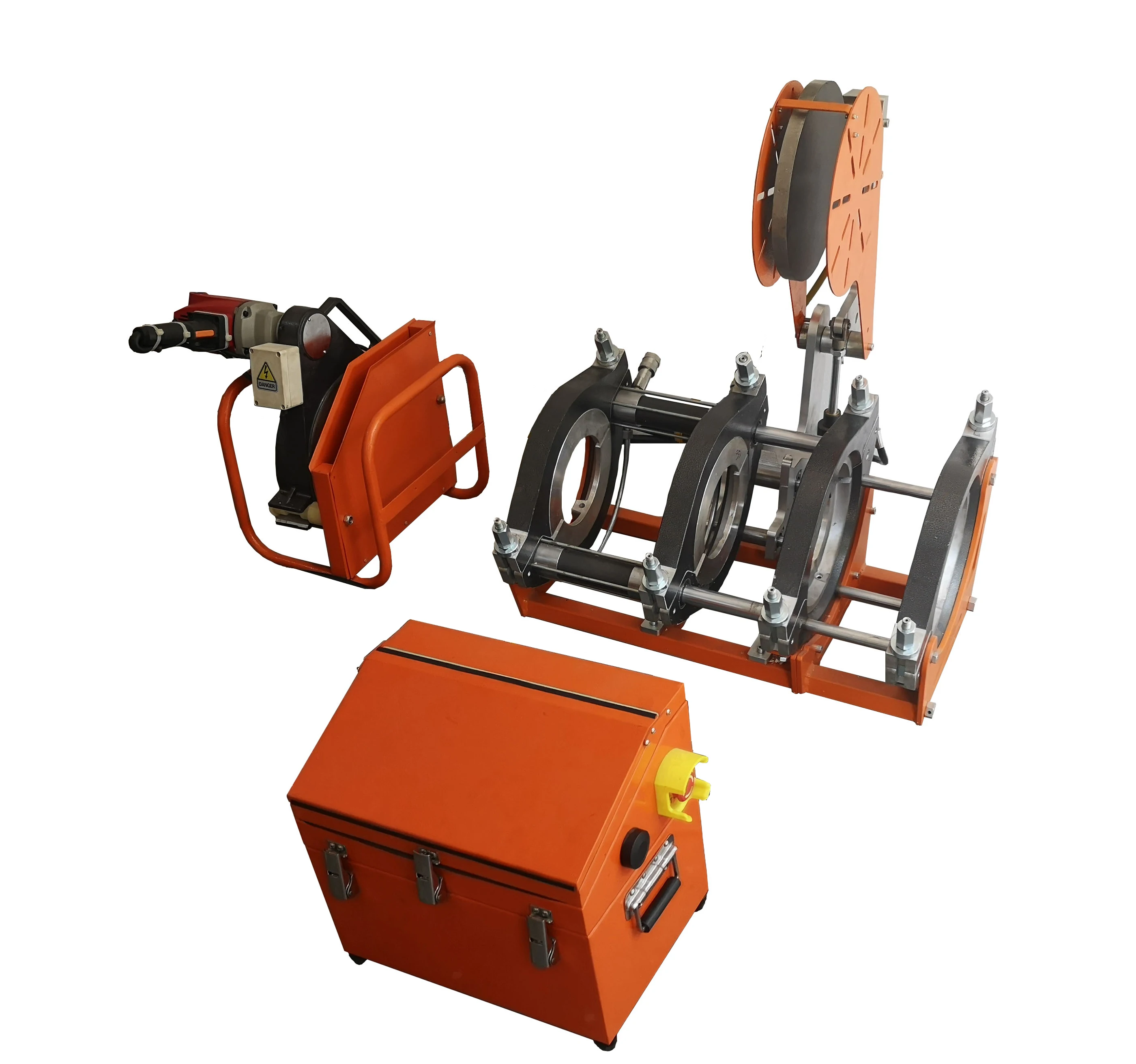 90-250mm Automatic butt fusion  CNC 250 PE pipe    PPH tube pipe cutter