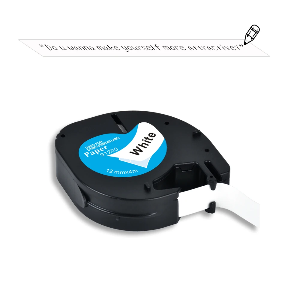 10 шт., ярлыки для принтера, 12 мм