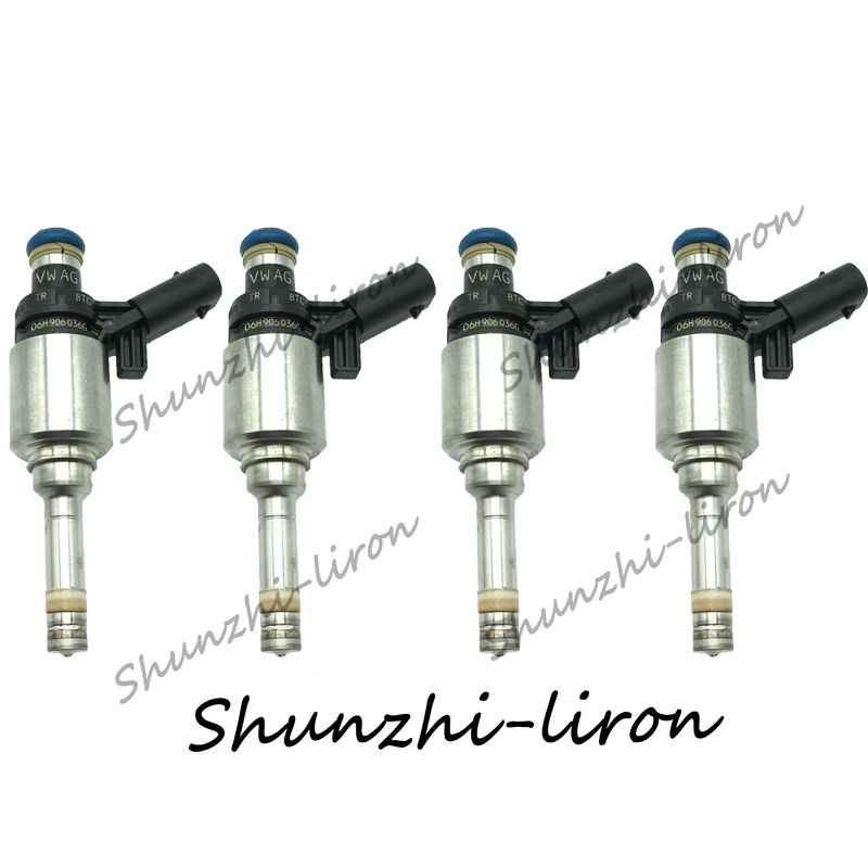 4pcs Fuel Injector Nozzle For Audi A3 Volkswagen Beetle GT-I J-etta OEM:06H906036G 0261500076