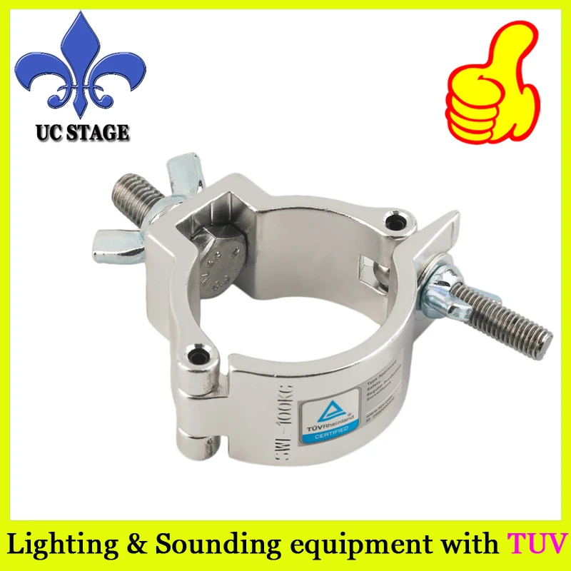 2Inch Pipe Clamp Hook Mount For DJ Party Stage Lights Fit 48-51mm Truss Stage Lighting Accessories