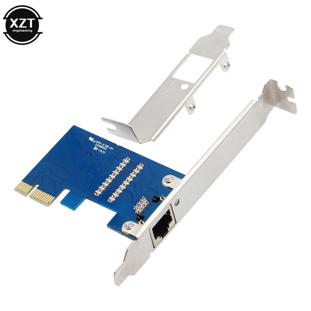 Mini gigabit ethernet pci express pci-e placa de rede 10/100/1000m RJ-45 rj45 wifi lan adaptador conversor controlador de rede