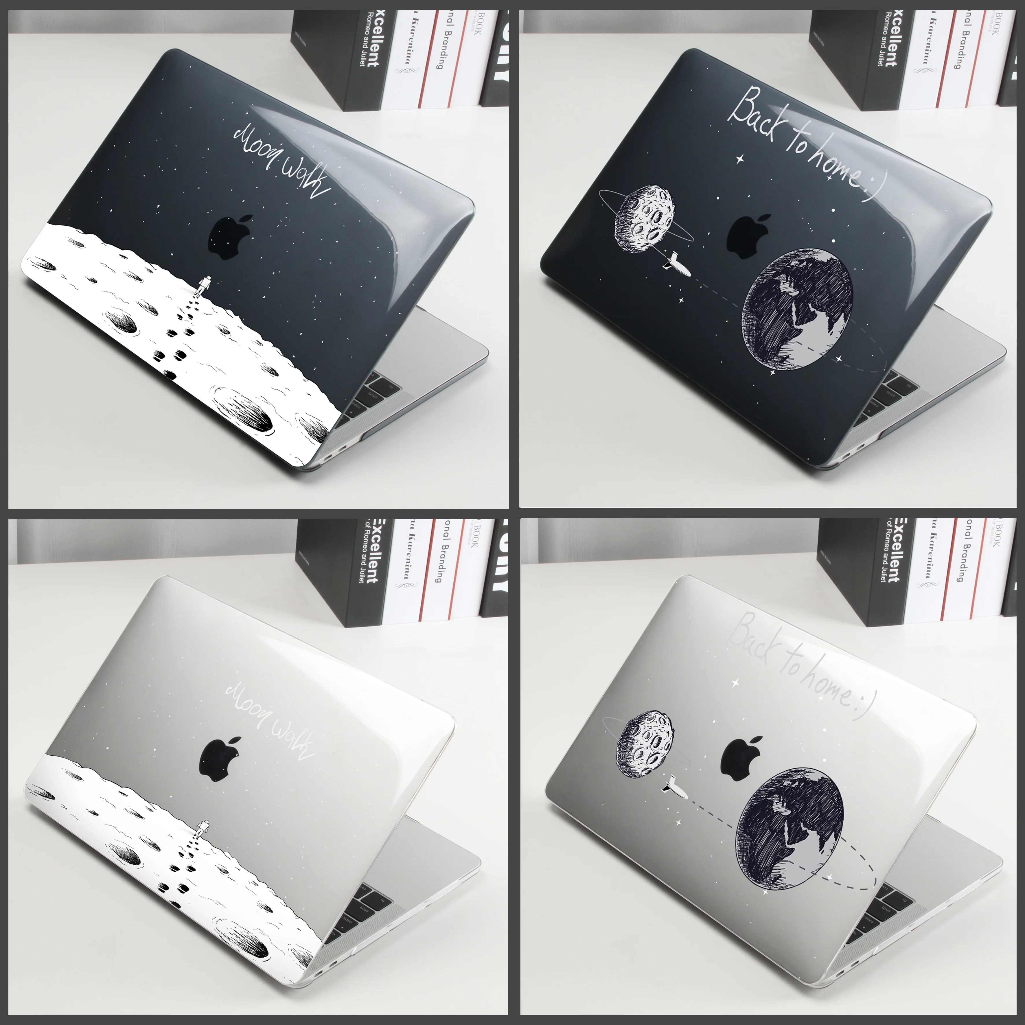 

2021 Crystal Painted Laptop Case For Macbook M1 chip Air 13 Touch bar ID A2337 A2179 Cover A2338 Pro Retina 13 11 12 15 16 inch