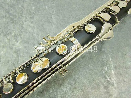 New JUPITER JBC1000N Silver Plated Keys Bass Clarinet Bb Tune Clarinet High Quality Bakelite Instrument With Case Free Shipping