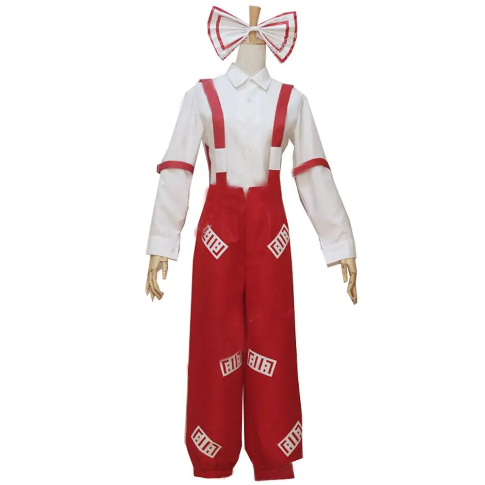 

2019 Anime TouHou Project Fujiwara no Mokou Cosplay Costume Full Set Jumpsuits shirt outfit for Halloween Carnival Party Costume