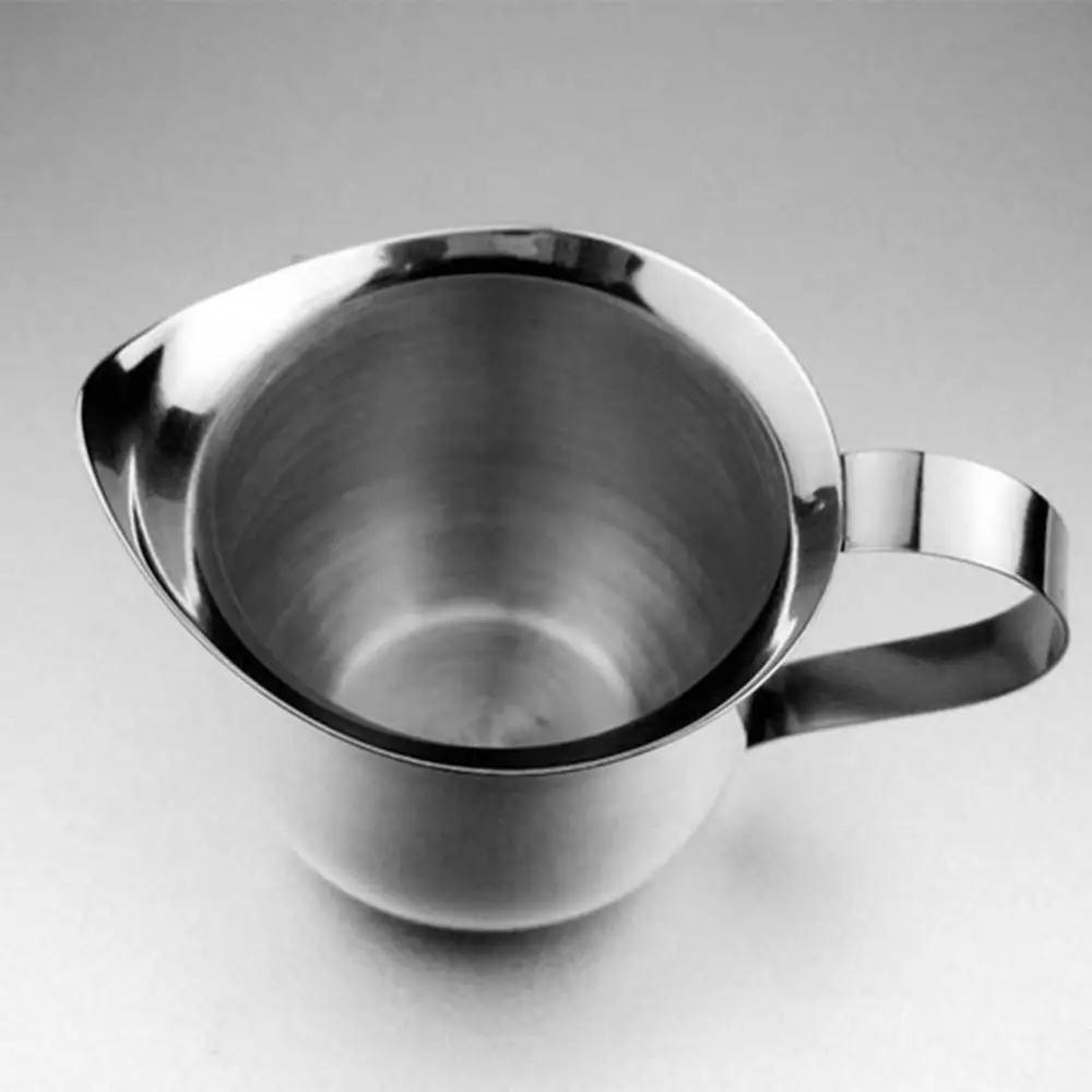 60/90/150/240ml Milk Jugs Stainless Steel Milk Frothing Jugs Coffee Pitcher Pull Flower Cup Cappuccino Coffee Pot Espresso Cups