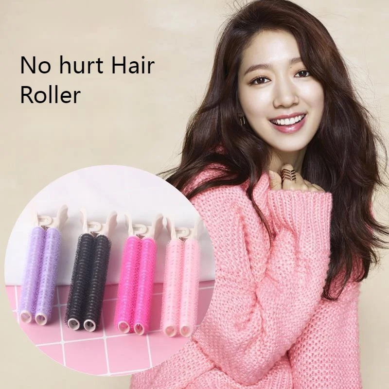 

Fluffy Hair Clips Self Beauty Hairstyle Device Simple Solid Bang Roller Hairgrips Natural Curler No Hurt Hair Salon Tool