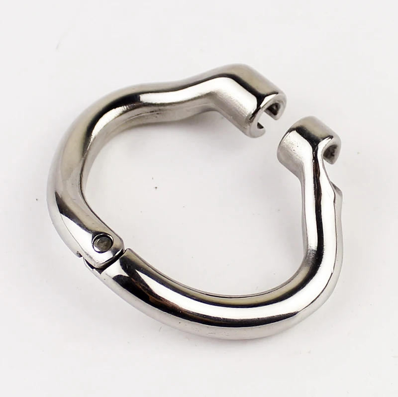 BDSM Stainless Steel Male Chastity Device Hinge Back Ring Removable Cage End Chastity Belt Penis Lock Chastity Cage Sex Toys CB