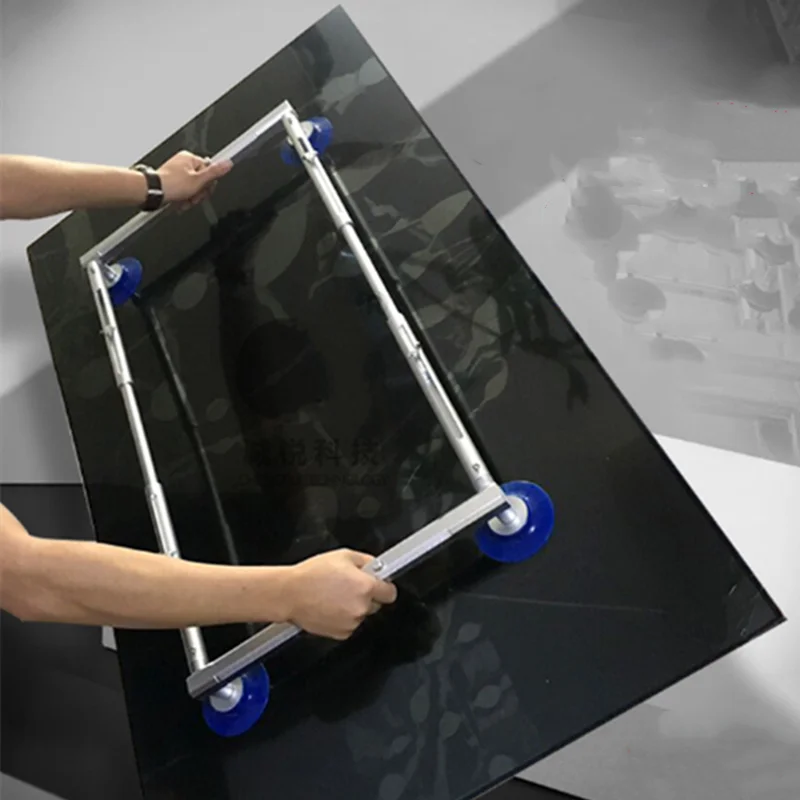 4 suction cup! Retractable Suction&Brackets tv lifter. LED TV suction lifter. Lcd glass vacuum hand, large touch screen Use!