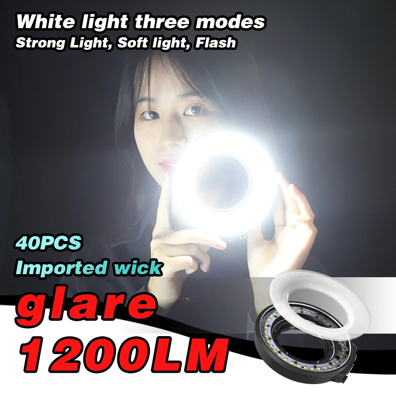 Flash Camera Ring Light Speed Underwater 40m 67mm Interface 3 Colors Light Lamps with New Arrive USB Charge