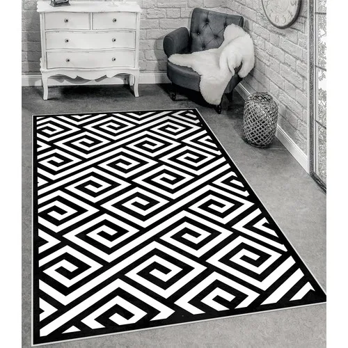 West Home Digital Print Washable Non-Slip Base Living Room Carpet Kitchen Rug Runner and Bath Mat