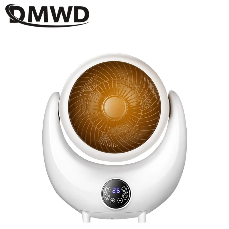DMWD المنزلية الكهربائية سخان صغير الهواء دفئا الموفرة للطاقة مكتب منفاخ التدفئة السريعة 9H توقيت غرفة نوم الحمام خارج السلطة