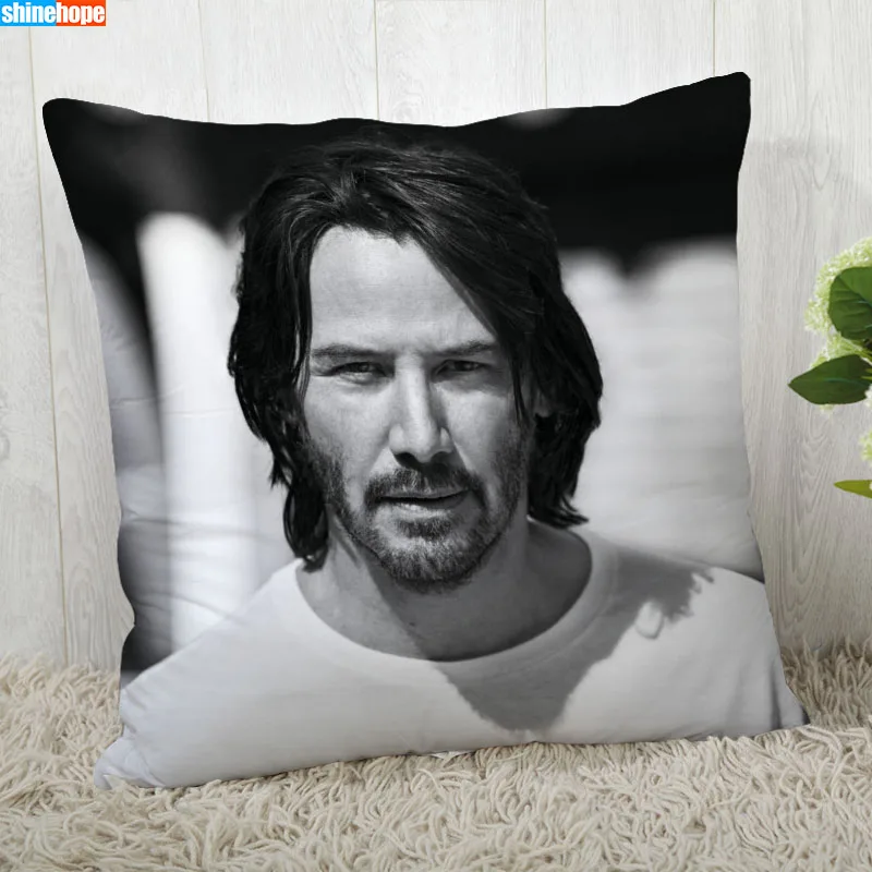 Keanu Reeves Pillow Cover Customize Pillowcase Modern Home Decorative Pillow Case For Living Room 2020.08.17