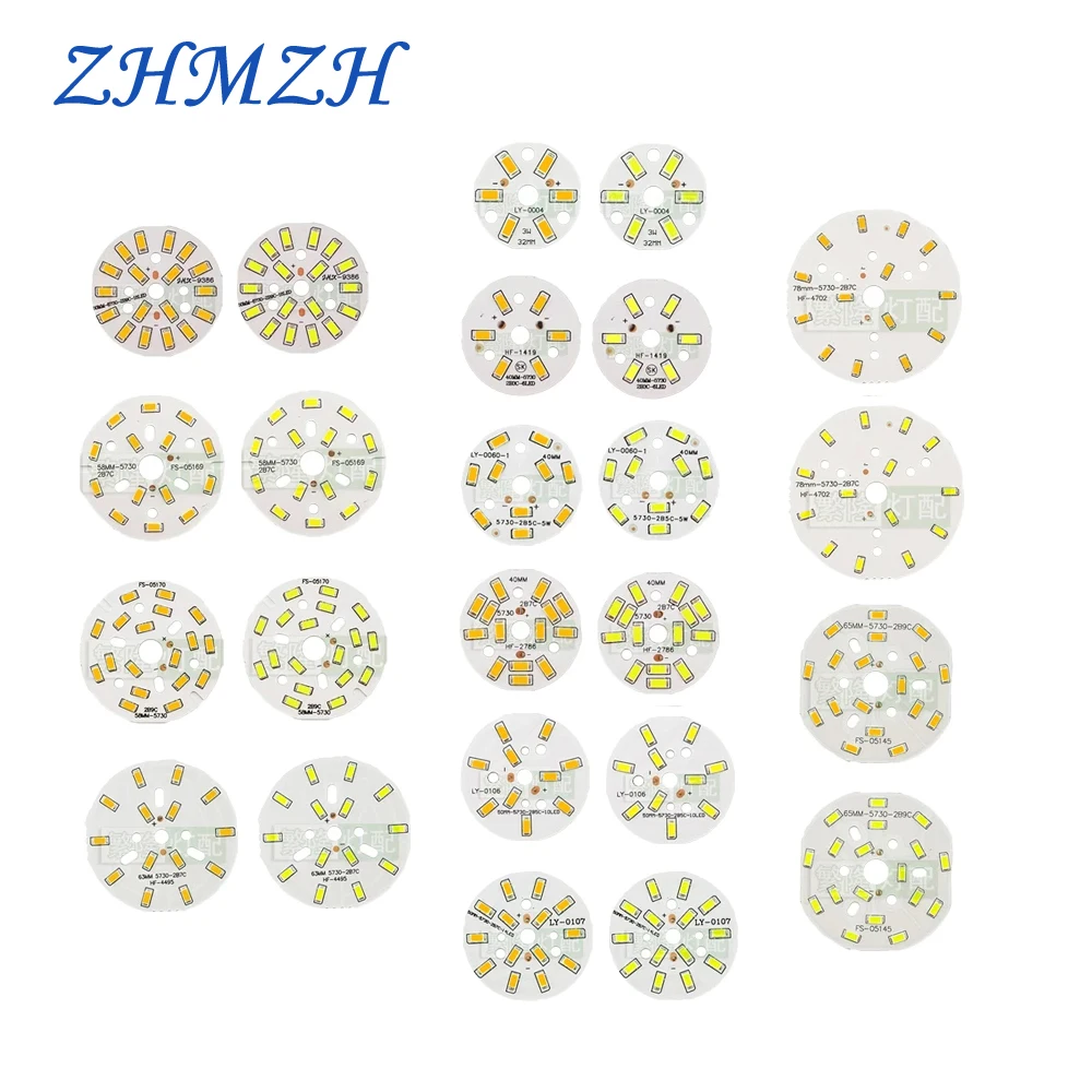 

ZHMZH 5pcs/Lot 3W 5W 7W 9W LED Chips Constant Current 240mA 260mA Input Light Bead With Cold White/Warm DIY Downlight SMD5730