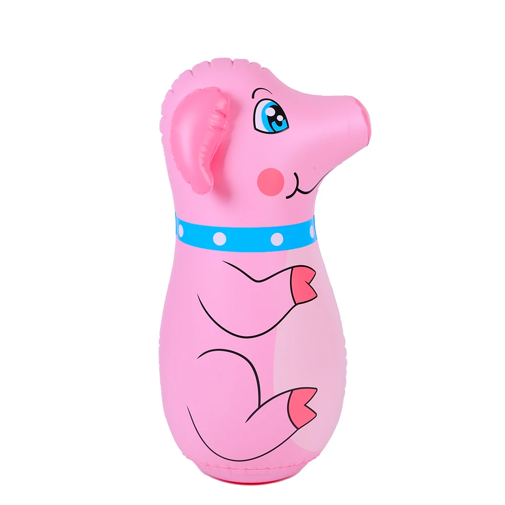 

Doctor Dolphin Pig Inflatable Punching Bags for Kids, Blow up Tumbler Boxing Toys for Indoor & Outdoor