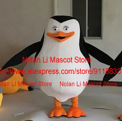 Hot Sale Penguin Mascot Costume Fancy Dress Cartoon Anime Cosplay Adult Size Birthday Party Christmas Gift 1109