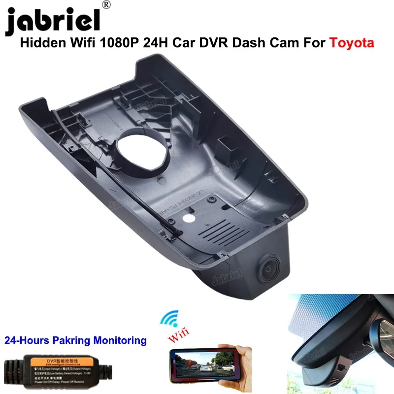 

For Toyota Rav4 XA50 for Toyota Rav4 LE XLE Premium for Toyota Wildlander for Suzuki Across 2018-2021 WIFI 24H Dash Cam Car DVR