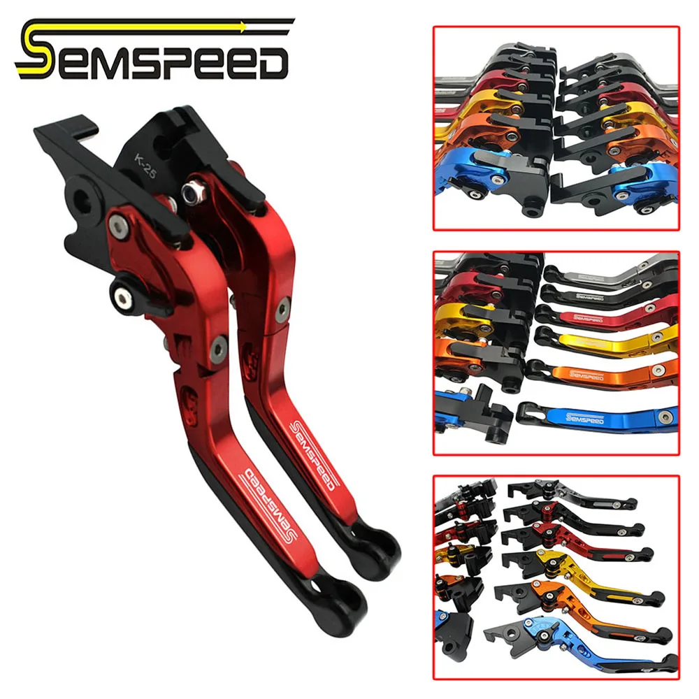 SEMSPEED Motorcycle Foldable Extendable Brake Clutch Levers Handle Grips For Honda CB919 CB599/CB600 HORNET CBR 600 F2 F3 F4 F4i