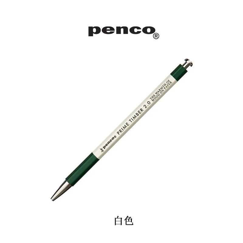 Japan HIGHTIDE Color Retro Mechanical Pencil Penco 2.0mm Mechanical Pencil with Sharpener 1PCS