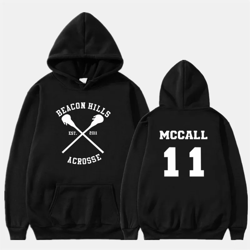 Teen Wolf Stiles Stilinski 24 Hoodies Sweatshirts Dunbar McCall Moletom Hoodie Sweatshirt Plus Size Harajuku Mens Jacket Clothes