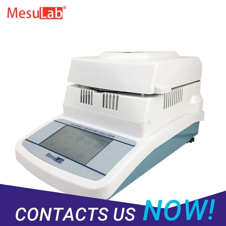 MesuLab New with CE and 100g/1mg touch screen electronic halogen moisture analyzer