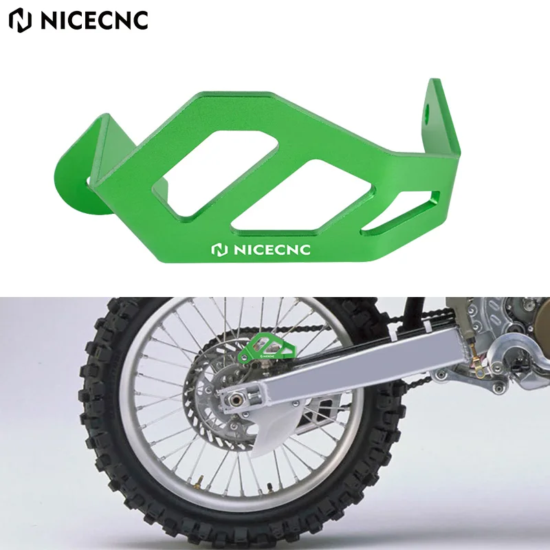 

For Kawasaki KX125 KX250 KX500 1994-2002 KDX200 KDX200R KLX300R KLX250SF KLX250S KLX250 CNC Rear Caliper Guard Billet Aluminum