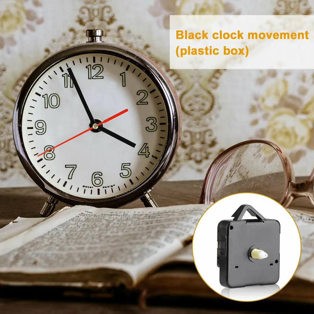 Quartz Clock Movement Mechanism Hands Wall Repair Tool Parts Silent Kit Set Diy Silent Large Wall Clock Repair Clock Parts